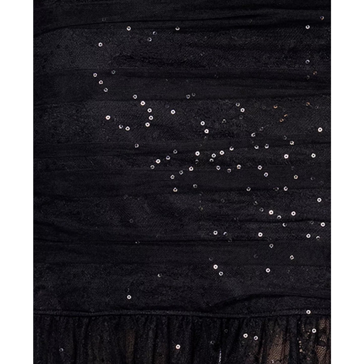 Vestido de noche Betsy & Adam de encaje con corsé y lentejuelas negras para mujer, talla 8. Precio de venta sugerido por el fabricante: 299 $.