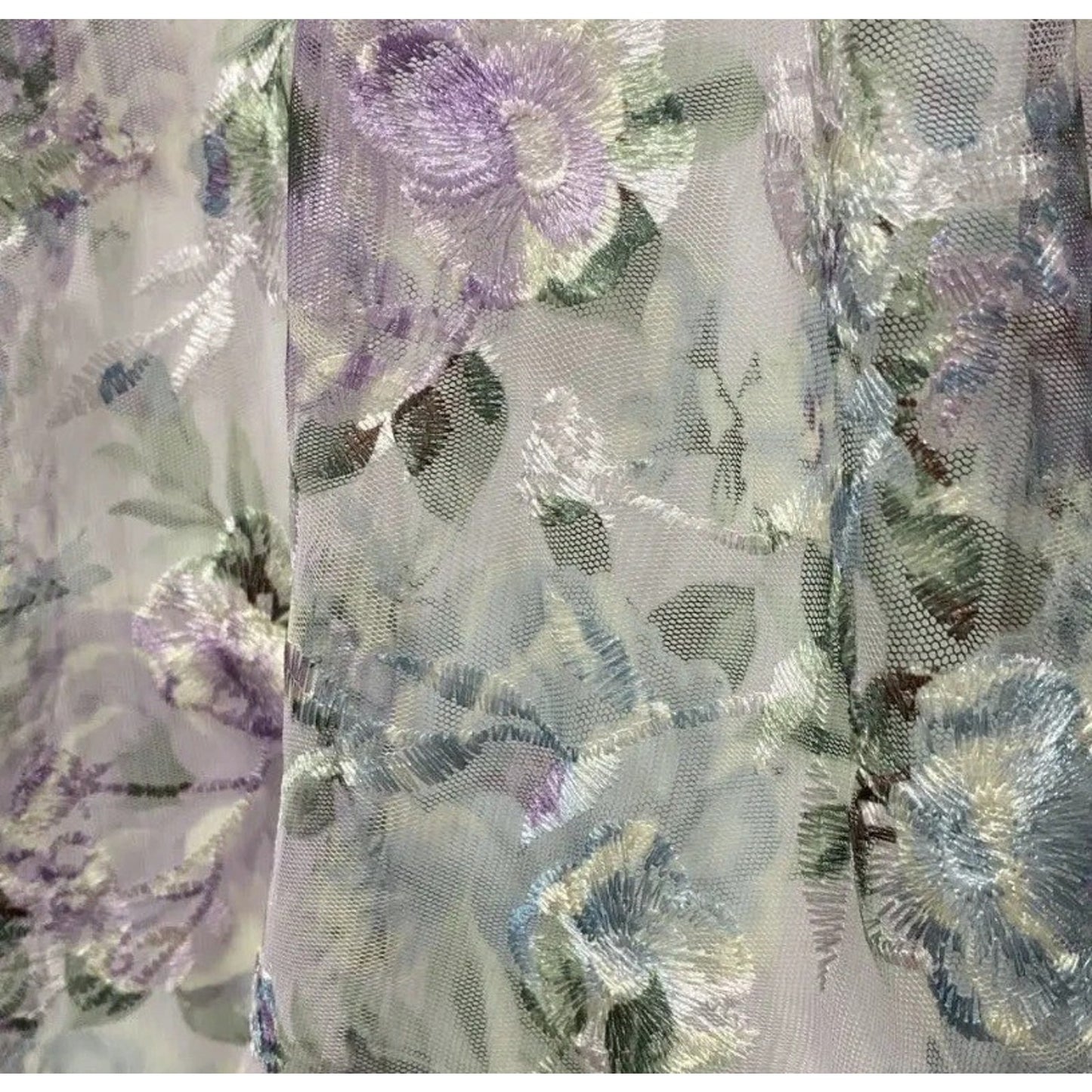 Vestido largo tipo corsé con bordado floral Trixxi Juniors', lavanda, talla 5, precio de venta sugerido: 179$