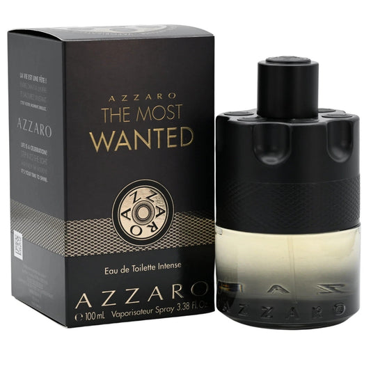 Azzaro The Most Wanted 3.3 oz EDP Intense Cologne for Men New, No cellophane