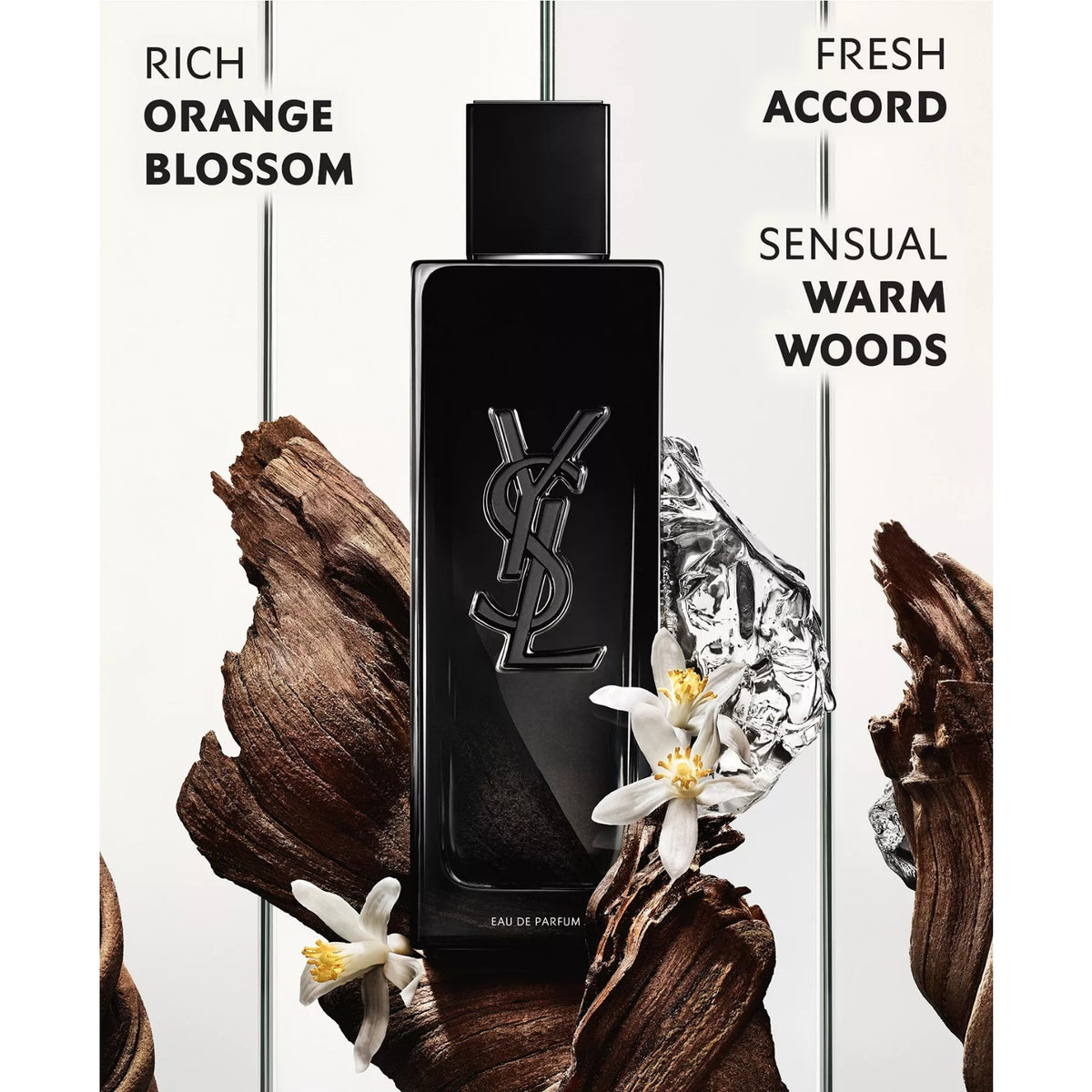 MYSLF by Yves Saint Laurent 3.3 oz. EDP Refillable Spray for Men New Sealed Box