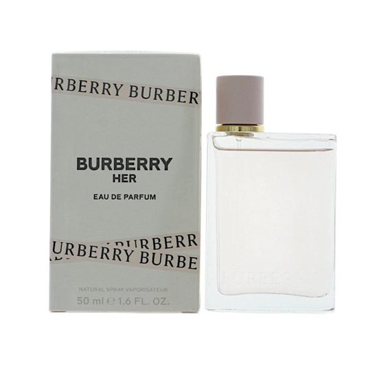 Burberry Her by Burberry Eau De Parfum Spray 1.7 oz For Women, New no cellophane