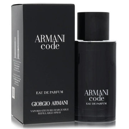 Armani Code by Giorgio Armani Eau De Parfum Refillable Spray 2.5 oz, Sealed Box