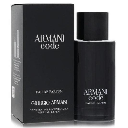 Armani Code by Giorgio Armani Eau De Parfum Refillable Spray 2.5 oz, Sealed Box
