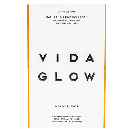 Vida Glow Natural Marine Collagen Dietary Supplement - Mango