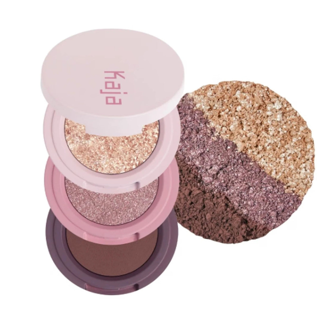 Kaja Beauty Bento Bouncy Eyeshadow Trio mini 0.14OZ 17 Mauve Bouquet, new in box