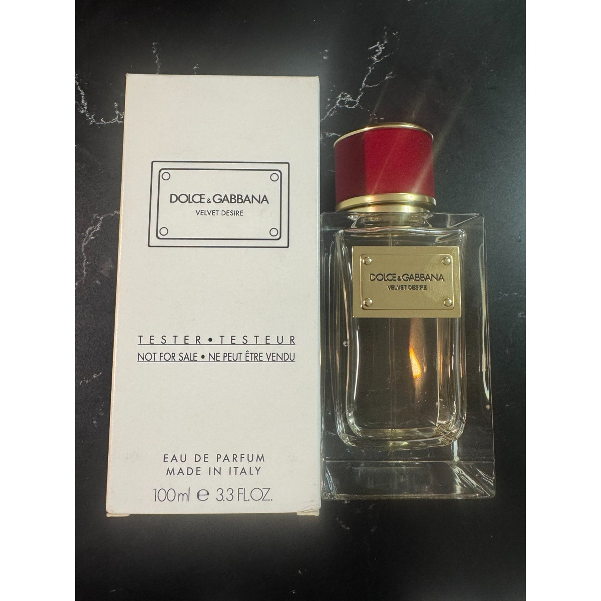 Dolce & Gabbana VELVET DESIRE, 3.3 oz / 100 ml EDP Tester unisex, MSRP: 355$