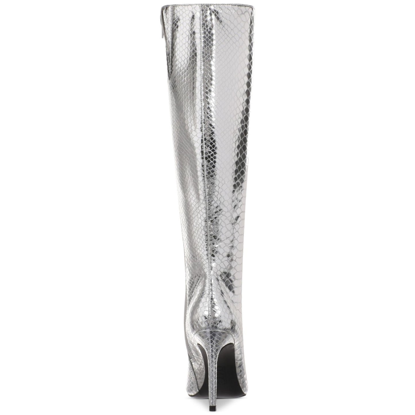 I.N.C. International Concepts Women's Silver Rajel Snake Knee High Boots 8M