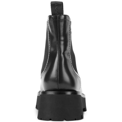 DKNY Women's Senni Chelsea Lug Boots Black Size 10, MSTP: 149$