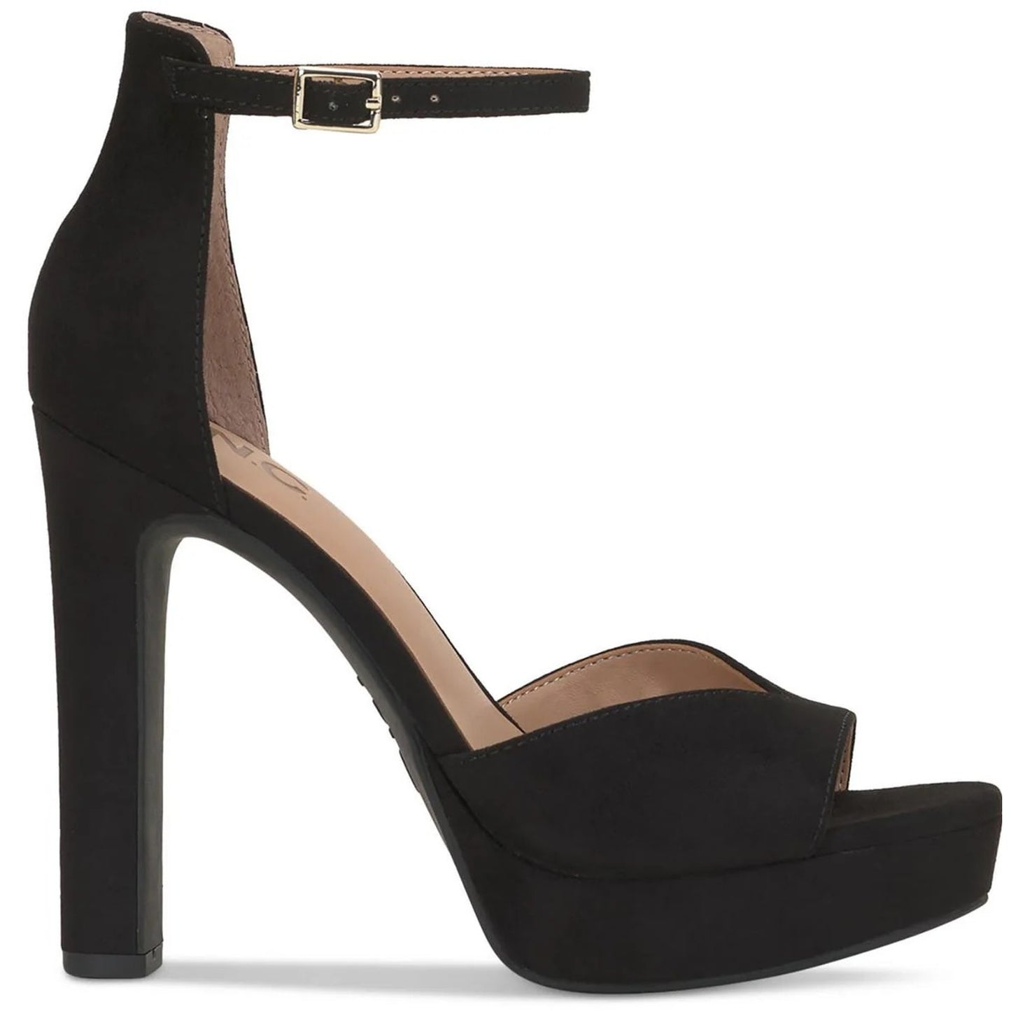 Guess Zapatos de tacón de bloque de charol negro Byra para mujer TALLA 8