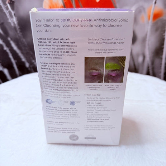 Michael Todd Beauty Soniclear Petite Skin Cleansing System Marble NEW,MSRP:139$