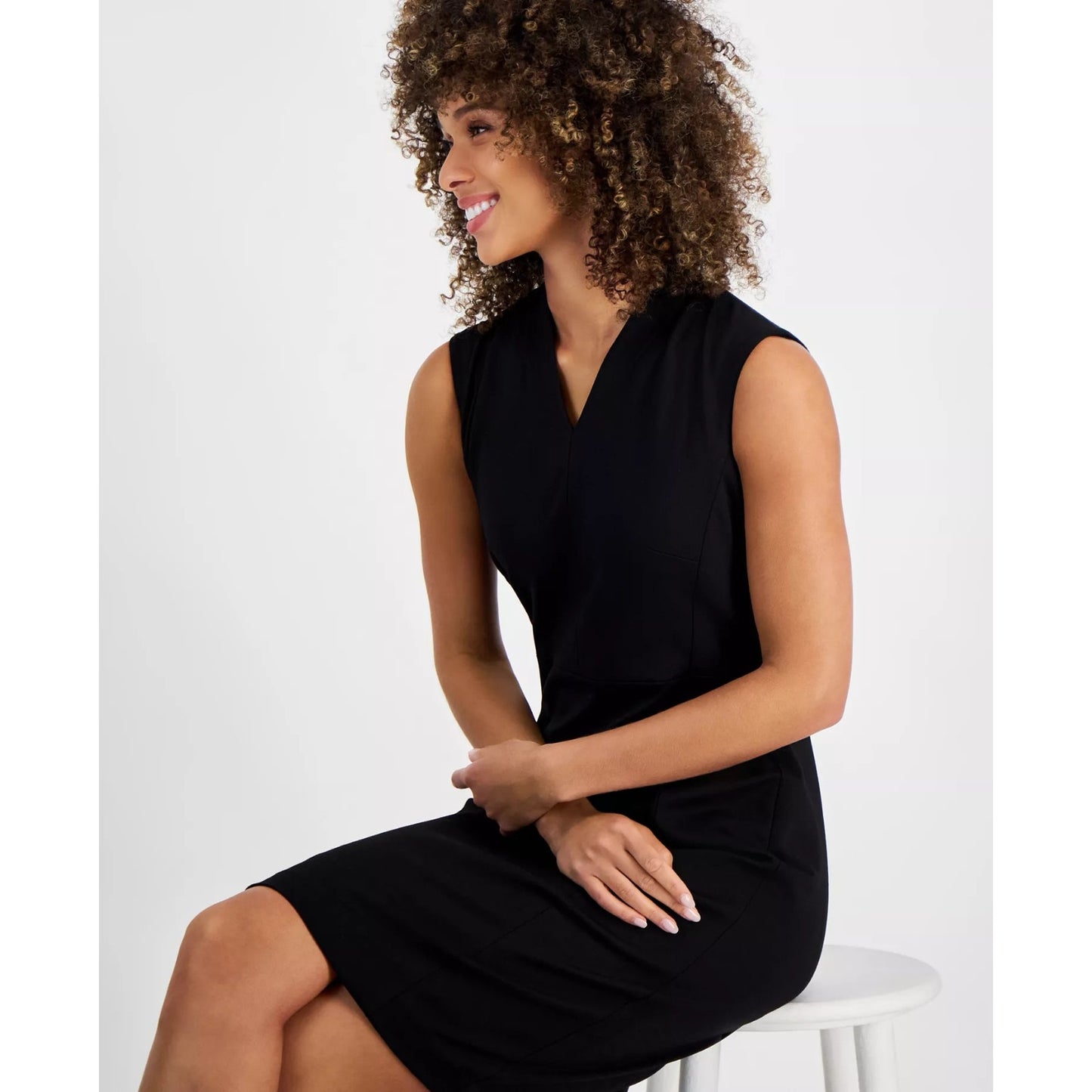 Vestido tipo tubo de punto Ponté para mujer Kasper, talla 8, PVP: 89